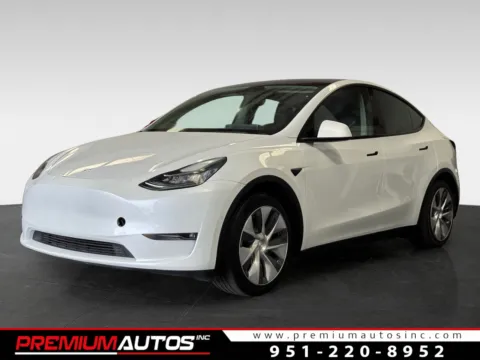 White 2021 Tesla Model Y Long Range for sale in Norco, CA