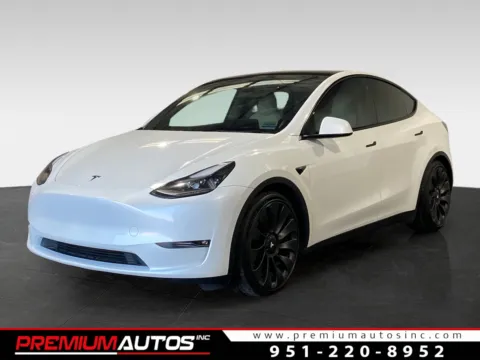 White 2022 Tesla Model Y Performance for sale in Norco, CA