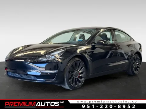 Black 2022 Tesla Model 3 Performance for sale in Norco, CA