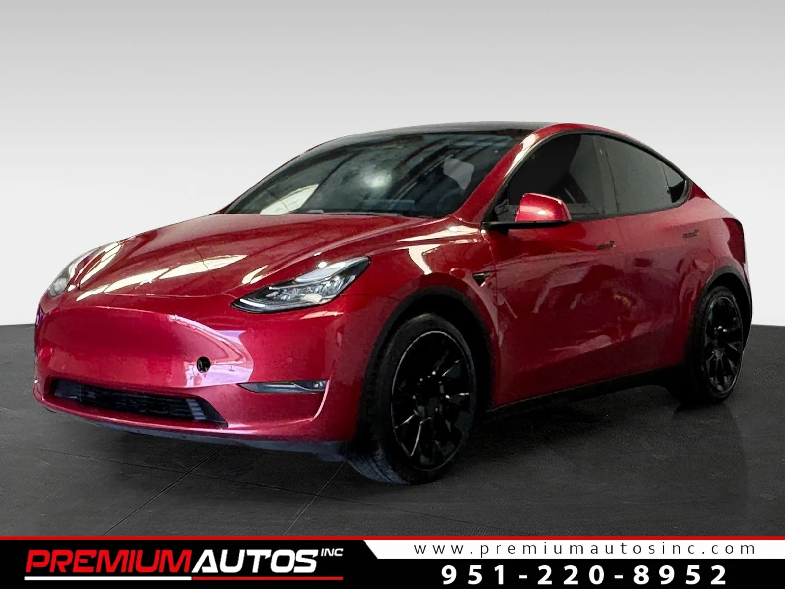 Red 2021 Tesla Model Y Long Range for sale in Norco, CA