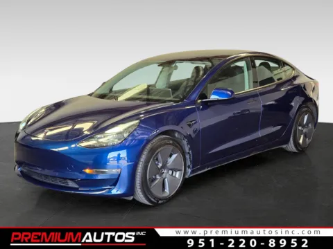 Blue 2022 Tesla Model 3 Long Range for sale in Norco, CA