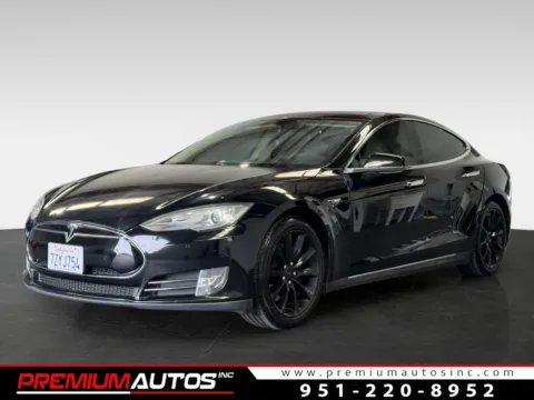 Black 2014 Tesla Model S 85 for sale in Norco, CA