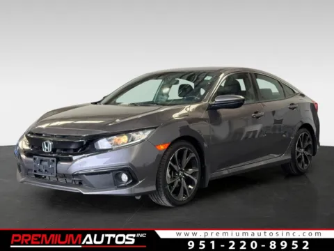 Gray 2020 Honda Civic Sport for sale in Norco, CA