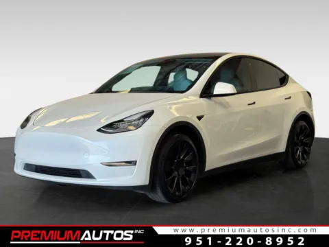 White 2022 Tesla Model Y Long Range for sale in Norco, CA