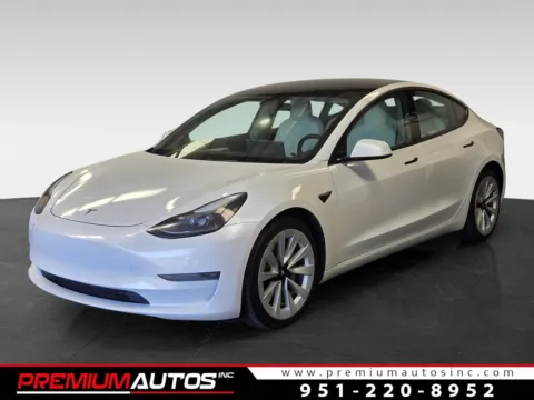 White 2022 Tesla Model 3 Long Range for sale in Norco, CA