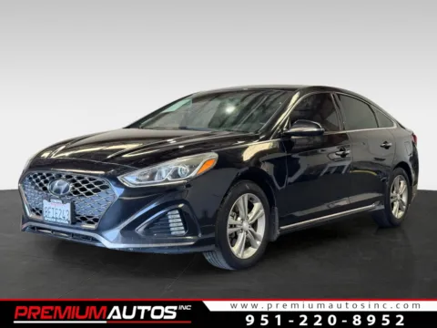 Black 2018 Hyundai SONATA Sport Tech for sale in Norco, CA