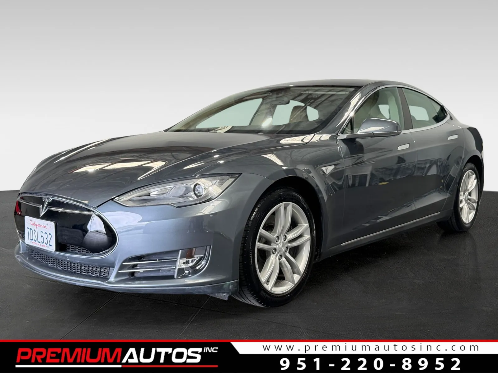 Gray 2013 Tesla Model S Performance P85 for sale in Norco, CA