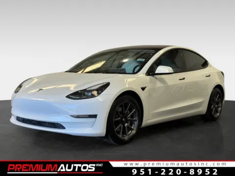 White 2021 Tesla Model 3 Standard Range Plus for sale in Norco, CA