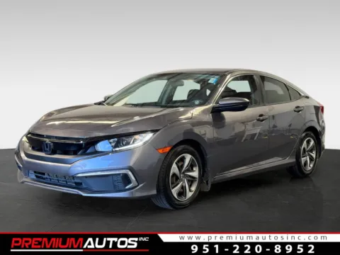 Gray 2019 Honda Civic LX for sale in Norco, CA