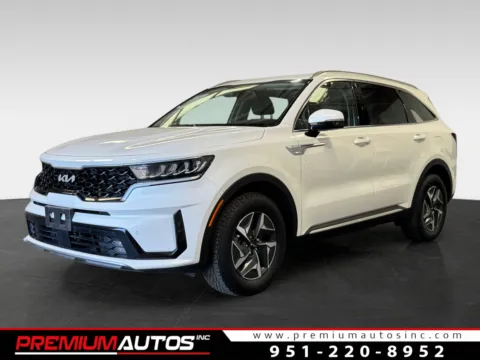 White 2023 Kia Sorento Hybrid EX for sale in Norco, CA