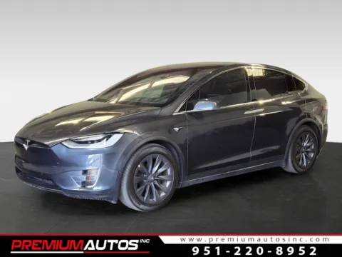 Gray 2018 Tesla Model X 100D for sale in Norco, CA
