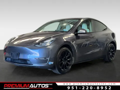 Gray 2021 Tesla Model Y Long Range for sale in Norco, CA