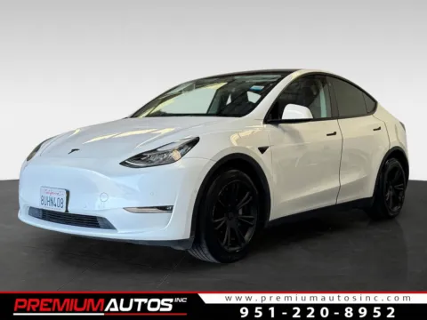 White 2021 Tesla Model Y Long Range for sale in Norco, CA
