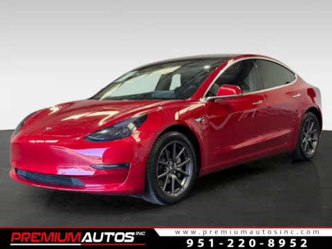 Red 2018 Tesla Model 3 MID RANGE for sale in Norco, CA