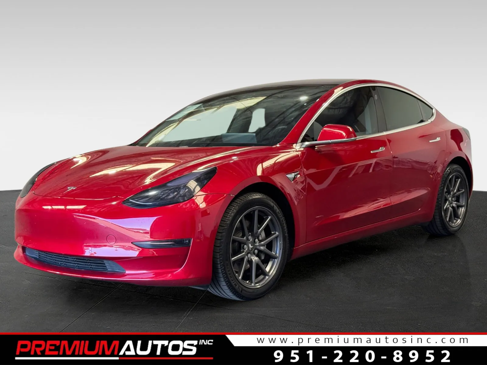 Red 2018 Tesla Model 3 for sale in Norco, CA