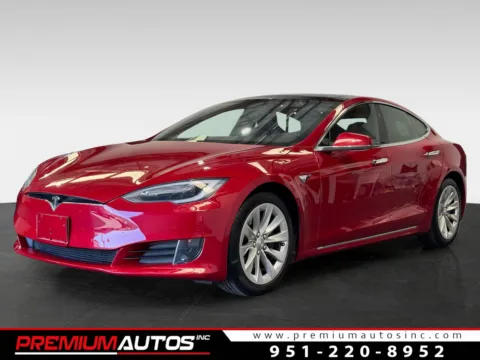 Red 2017 Tesla Model S 75 for sale in Norco, CA