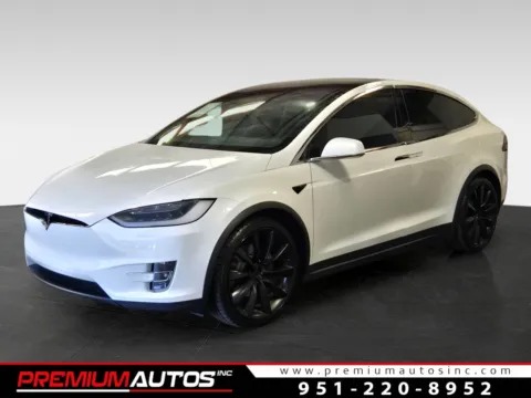 White 2018 Tesla Model X for sale in Norco, CA