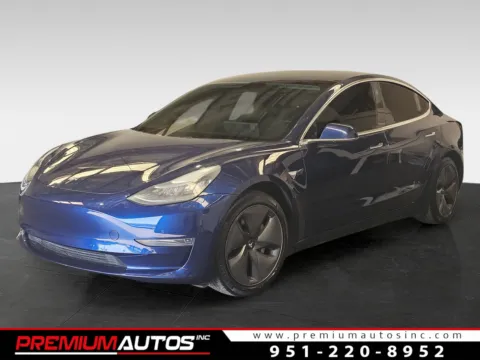 Blue 2020 Tesla Model 3 STANDARD PLUS for sale in Norco, CA