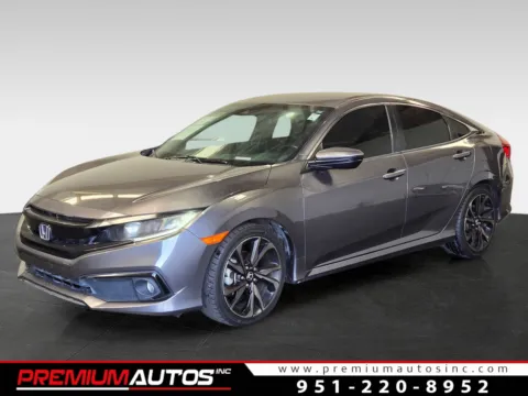 Gray 2019 Honda Civic Sport for sale in Norco, CA