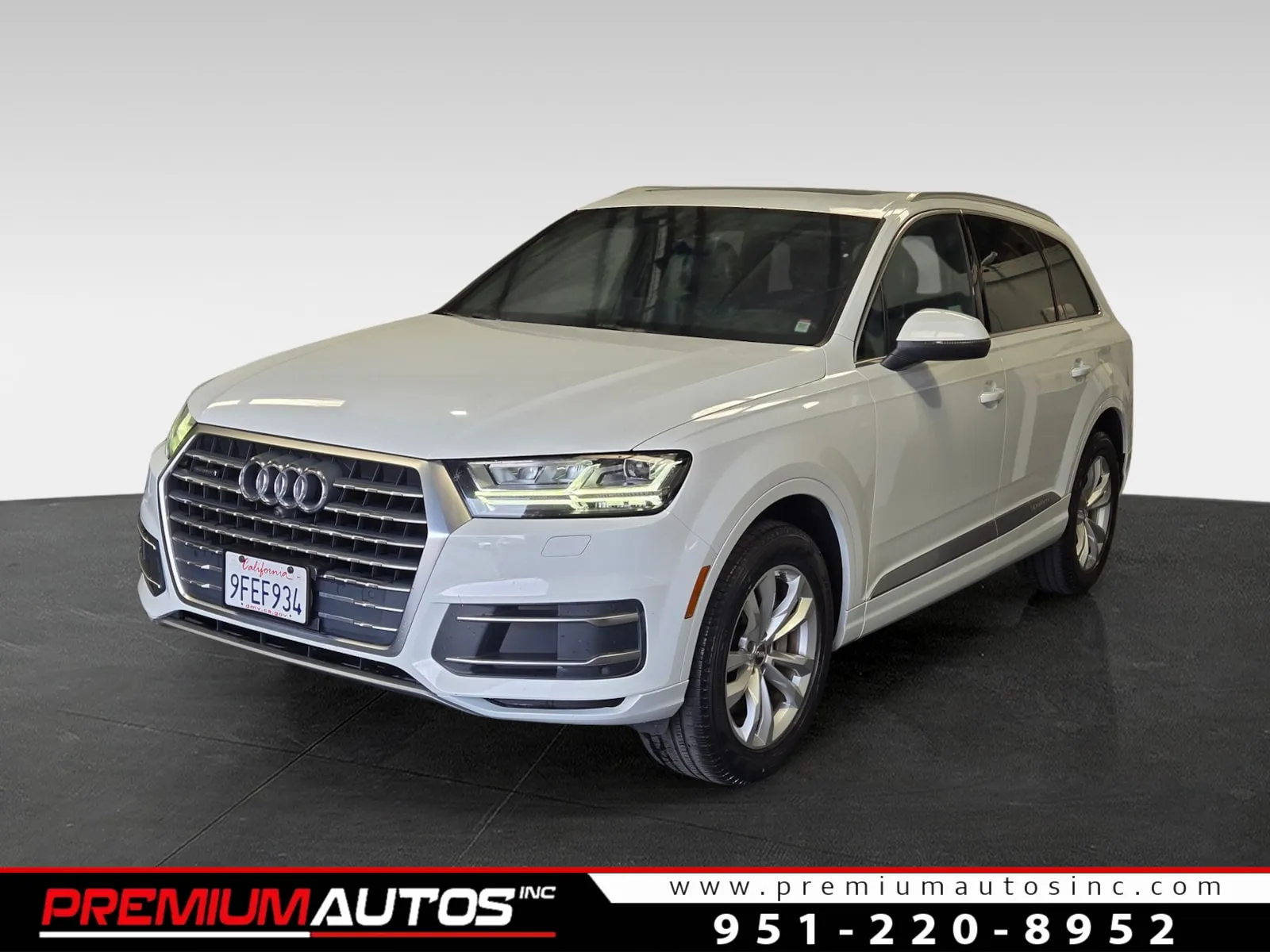 White 2019 Audi Q7 quattro Komfort 45 TFSI for sale in Norco, CA
