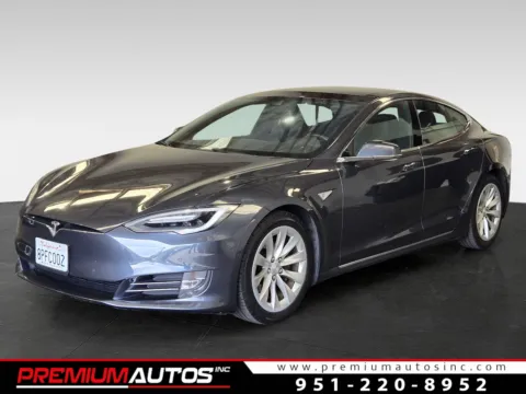 Gray 2016 Tesla Model S 75 for sale in Norco, CA