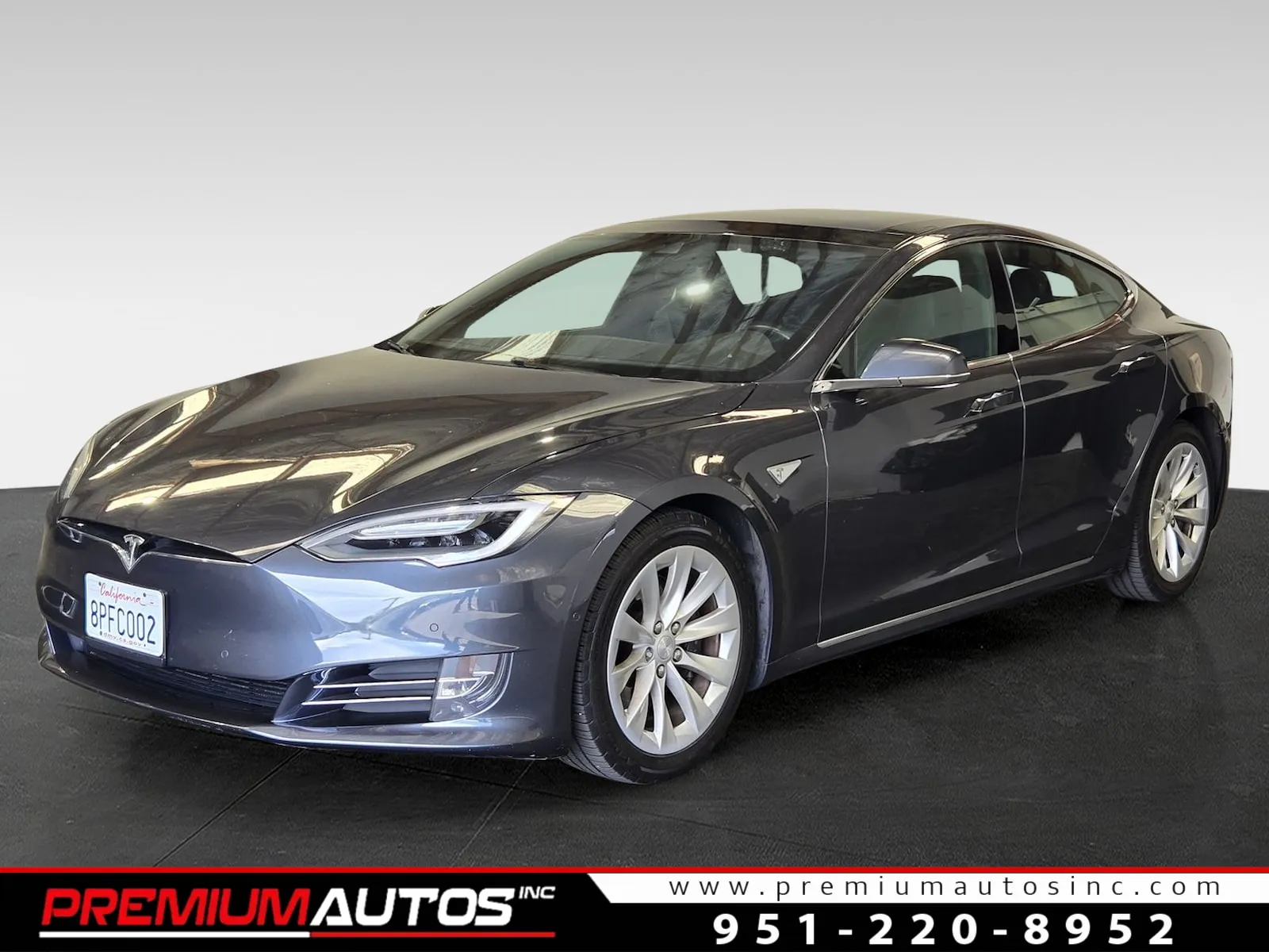 Gray 2016 Tesla Model S 75 for sale in Norco, CA