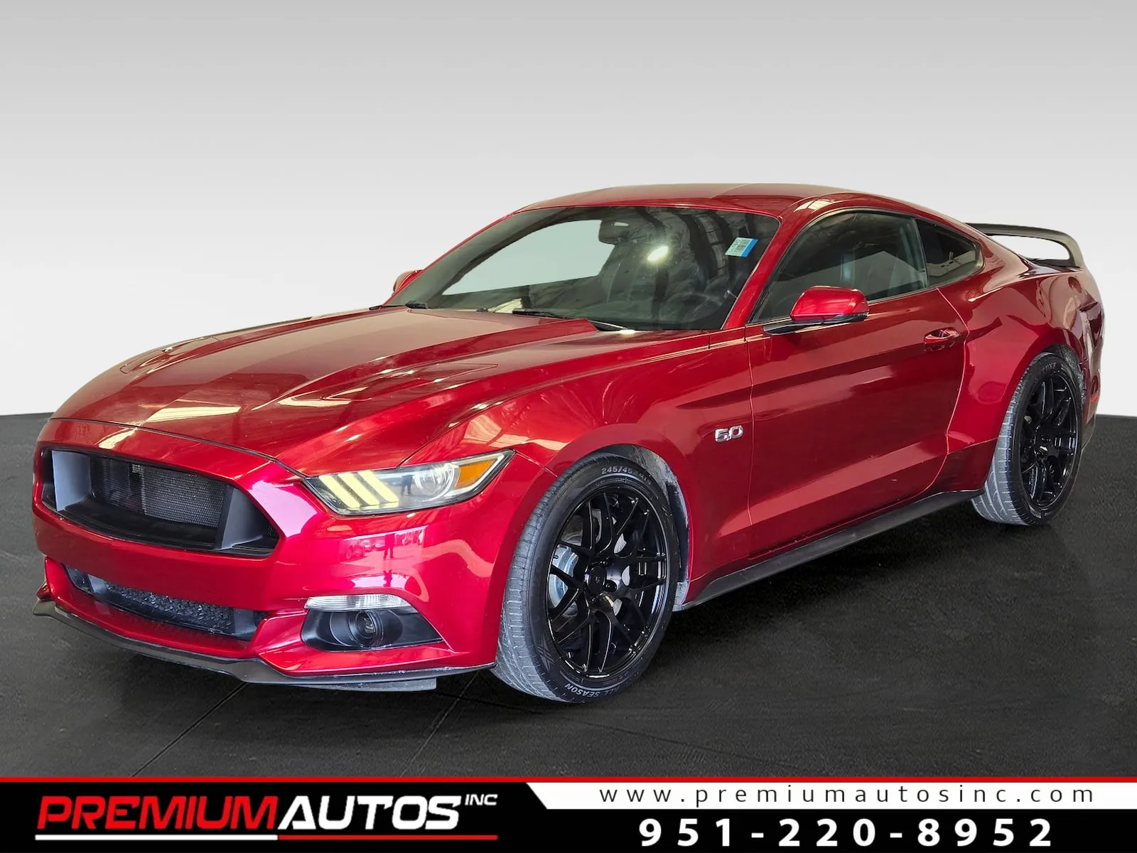 Red 2017 Ford Mustang GT 5.0 PREMIUM for sale in Norco, CA