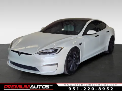 White 2022 Tesla Model S Plaid for sale in Norco, CA