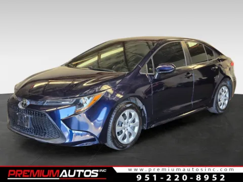 Blue 2022 Toyota Corolla LE for sale in Norco, CA