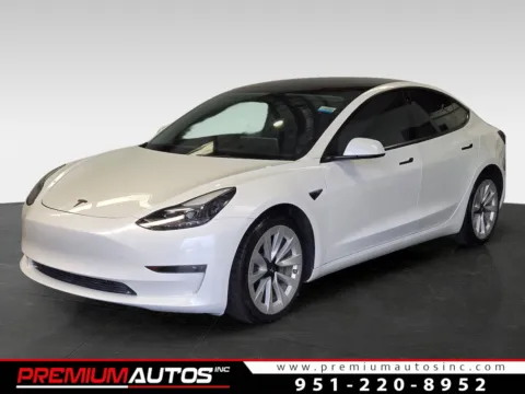 White 2022 Tesla Model 3 for sale in Norco, CA