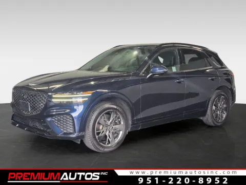 Blue 2022 Genesis GV70 3.5T Sport for sale in Norco, CA