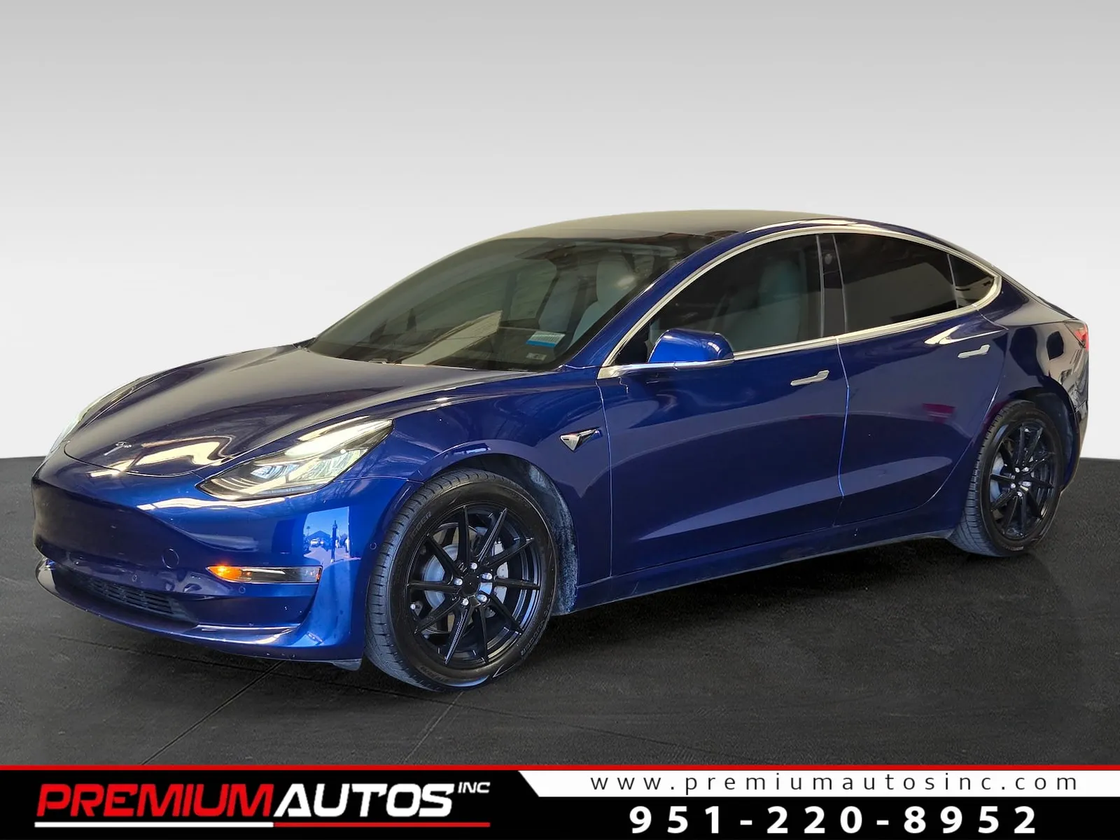 Blue 2020 Tesla Model 3 Long Range for sale in Norco, CA
