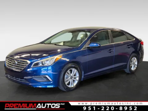 Blue 2016 Hyundai SONATA for sale in Norco, CA