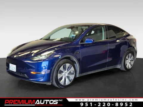 Blue 2022 Tesla Model Y Long Range for sale in Norco, CA