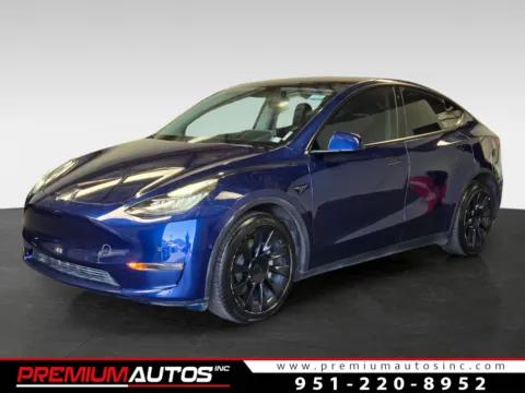Blue 2022 Tesla Model Y Long Range for sale in Norco, CA