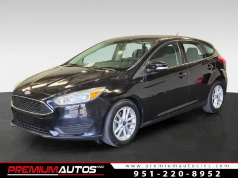 Black 2017 Ford Focus SE for sale in Norco, CA