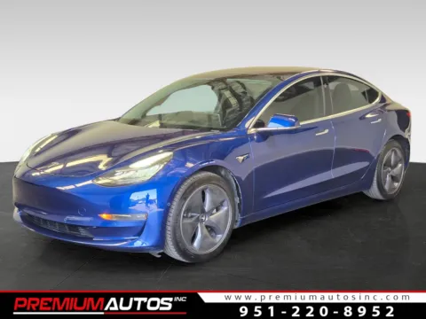 Blue 2020 Tesla Model 3 Long Range for sale in Norco, CA