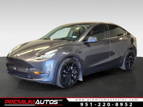 Gray 2021 Tesla Model Y Long Range for sale in Norco, CA