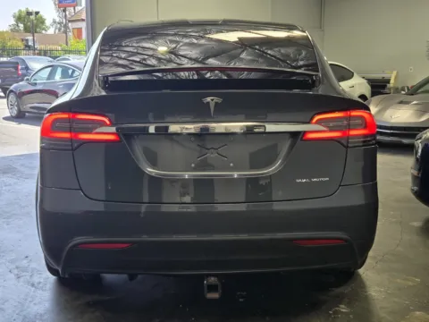 Another view of 2020 Tesla Model X LONG RANGE PLUS****WHITE INTERIOR*** for sale in Norco, CA at Premium Autos - Norco