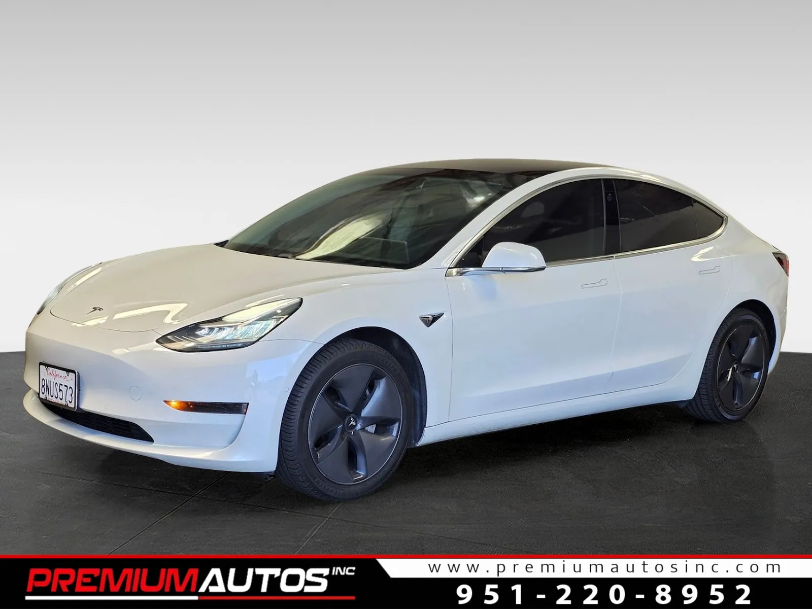 White 2020 Tesla Model 3 Standard Range Plus for sale in Norco, CA