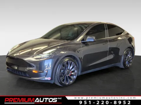 Gray 2024 Tesla Model Y Performance for sale in Norco, CA