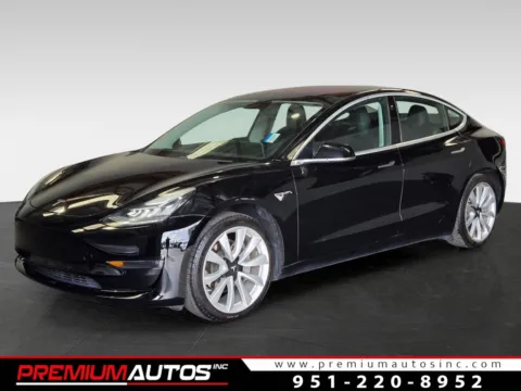 Black 2017 Tesla Model 3 for sale in Norco, CA