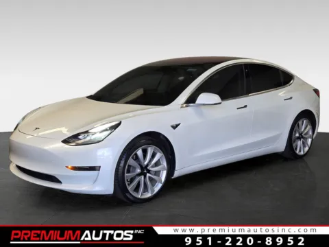 White 2018 Tesla Model 3 for sale in Norco, CA