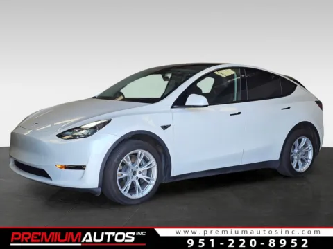 White 2023 Tesla Model Y Long Range for sale in Norco, CA