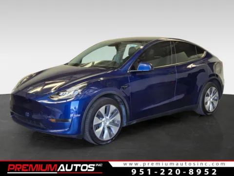 Blue 2022 Tesla Model Y Long Range for sale in Norco, CA