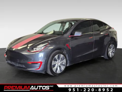 Gray 2022 Tesla Model Y Long Range for sale in Norco, CA