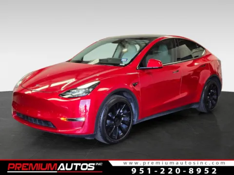 Red 2022 Tesla Model Y Long Range for sale in Norco, CA