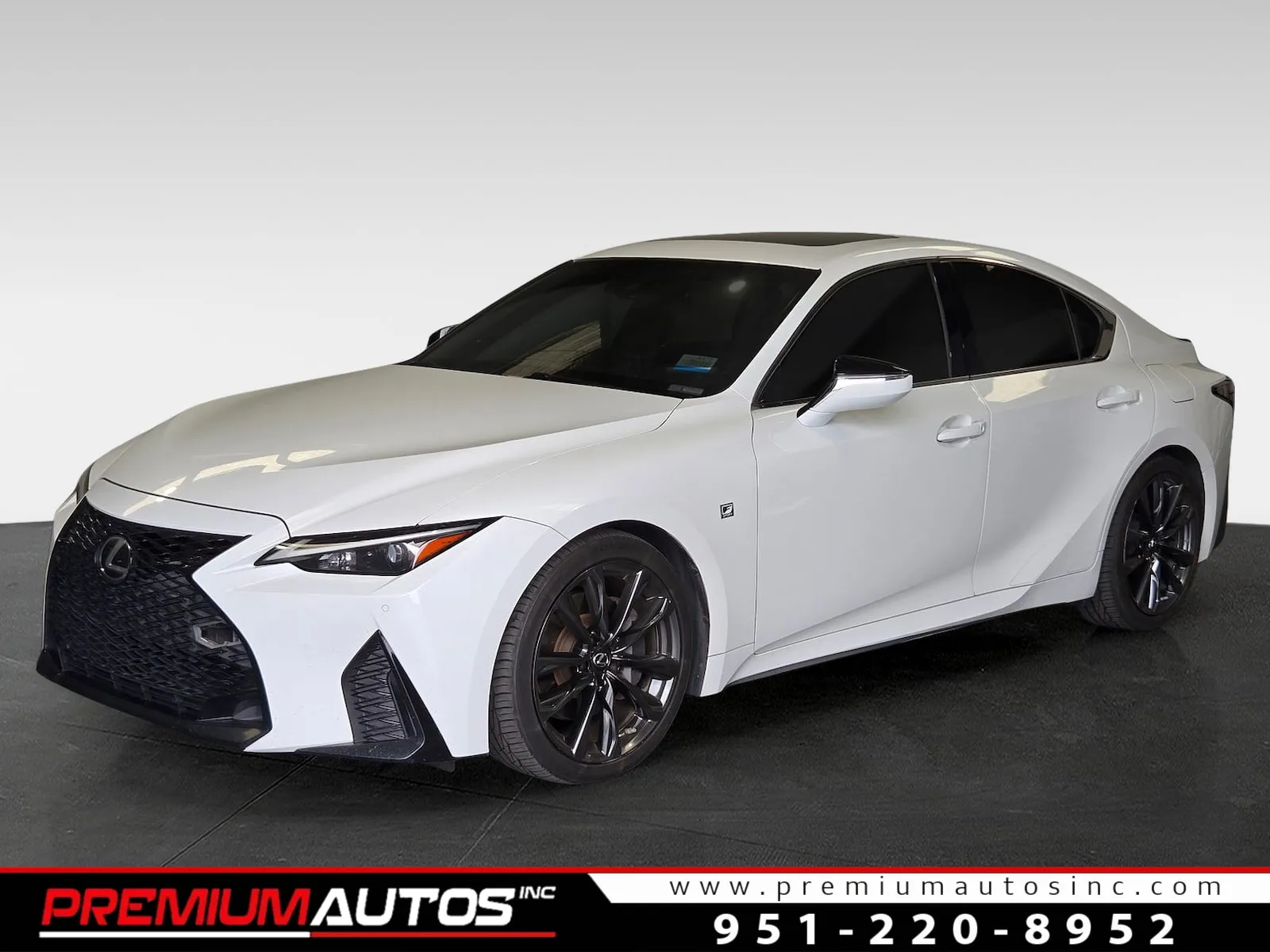 White 2021 Lexus IS 350 F SPORT for sale in Norco, CA