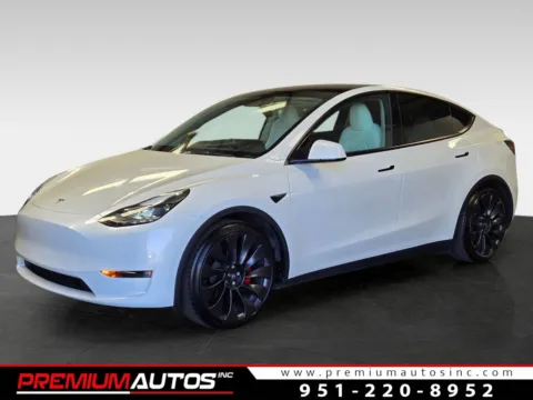 White 2023 Tesla Model Y Performance for sale in Norco, CA