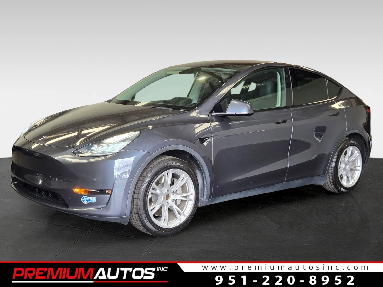 Silver 2021 Tesla Model Y Standard Range for sale in Norco, CA